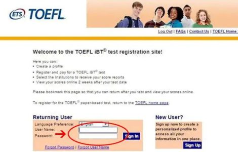 راهنمای تصویری تغییر زمان و مکان (Reschedule) آزمون TOEFL iBT  